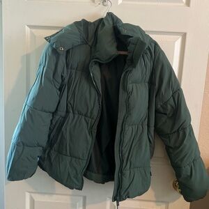 Cotton On Green Puffer Jacket